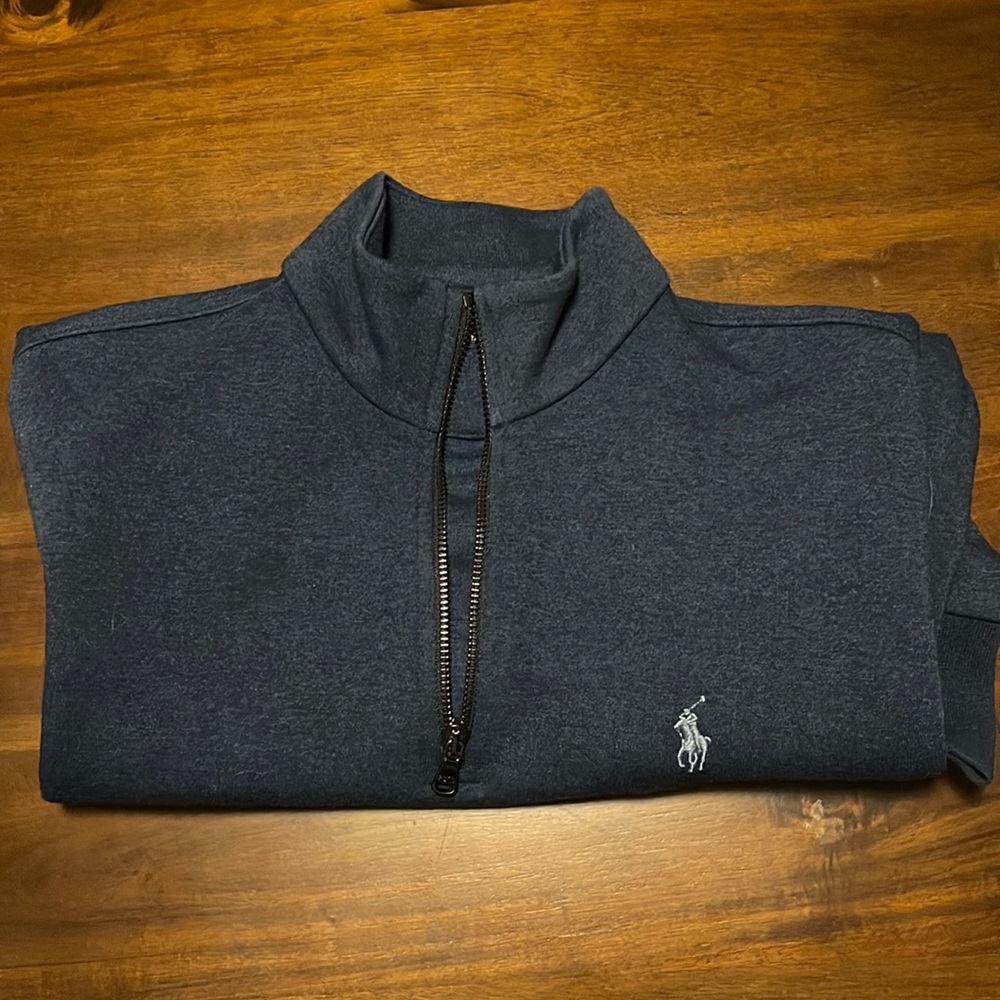 NWOT Mens quarter Zip Ralph Lauren Polo